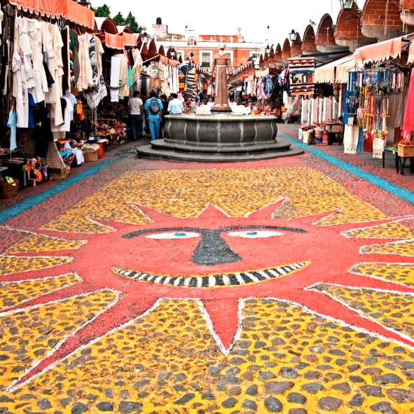 Mercado de artesanías El Parían
